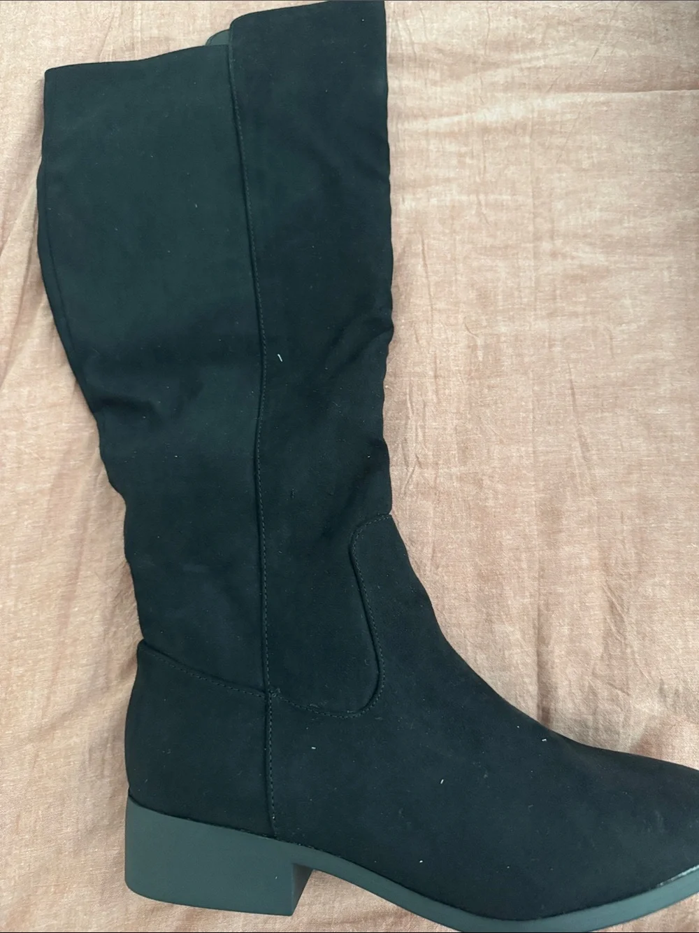 Women's Black Over-the-Knee Stretch Boots
